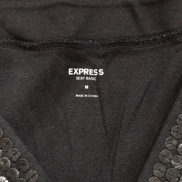 Express V-neck Top with Flutter Sleeves - Picture 3 of 5